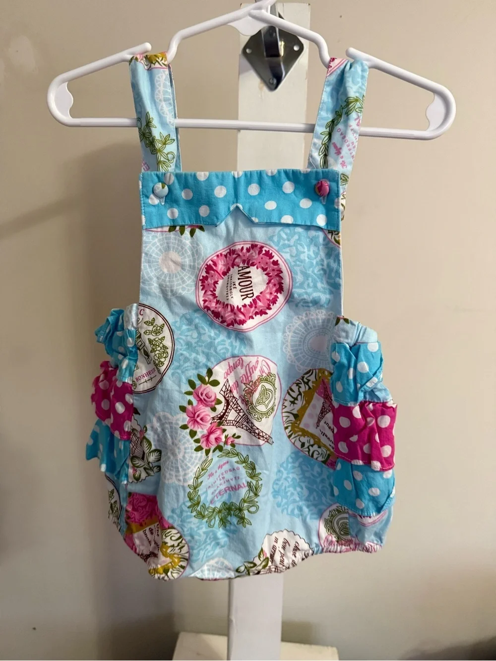 Tutu & Lulu Parisian Ruffle Butt Romper